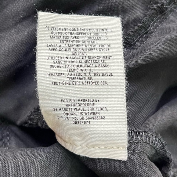 Anthropologie Pilcro and the Letterpress Black Shirt Dress SIZE Small - Picture 9 of 10